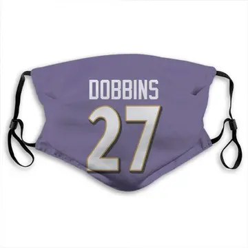 J.K. Dobbins Autographed Signed Baltimore Ravens Deluxe Framed Purple Jersey  - JSA Authentic