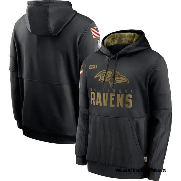 men's salute to service ravens hoodie