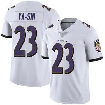 Tykeem Doss Men's Nike White Baltimore Ravens Custom Game Jersey Size: 3XL