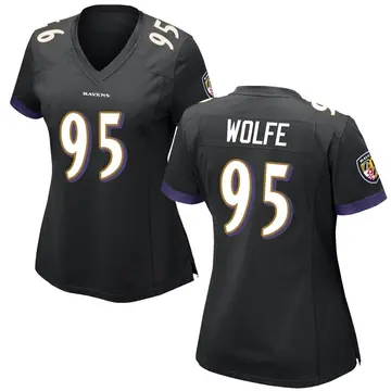 Tashawn Manning Men's Nike Black Baltimore Ravens Alternate Custom Game Jersey