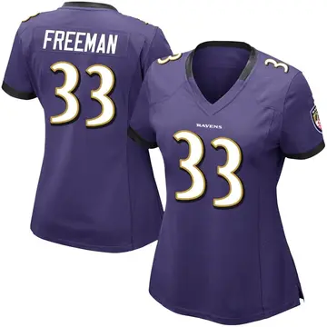 Women's Nike Odell Beckham Jr. Purple Baltimore Ravens Game Jersey Size: Medium